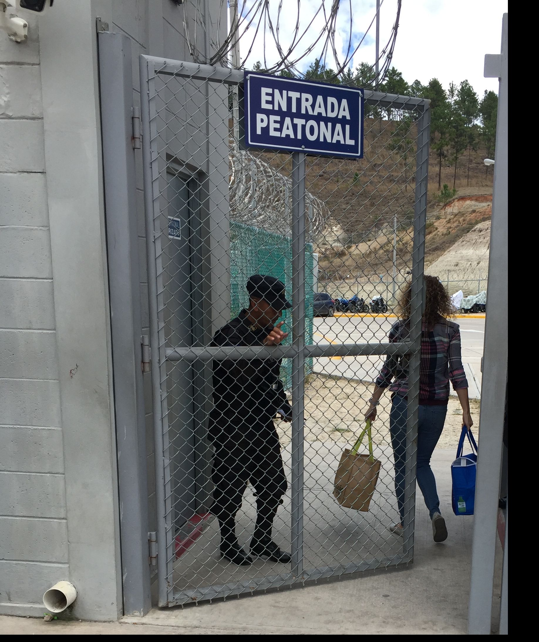 Karen Spring visiting Edwin LaTolva Prison